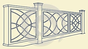 Abstract Arches with Butterflies, Delicate Nature Pattern, vector design Generative AI