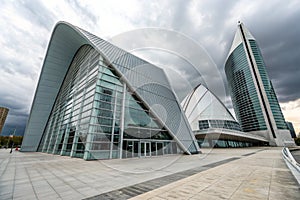 Modern abstract architecture photo
