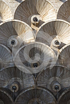 Abstract architectural pattern in Armenia Yerevan cascade