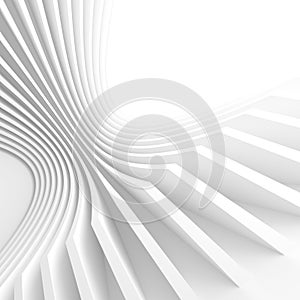 Abstract Architecture Background. White Building Construction