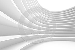 Abstract Architecture Background. White Building Construction