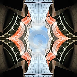 Abstract Architecture Biulding