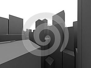 Abstract architecture mesh background