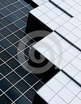 Abstract architecture of a modern building photo