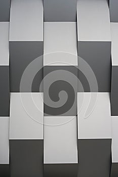 Abstract architecture wall