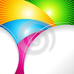 Abstract ardent background. Vector