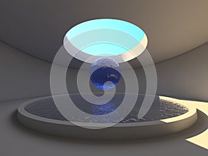 Abstract arhitecture interior