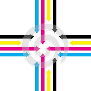 Abstract arrow background