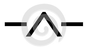 Abstract Arrow or Path, Direction and Progress, vector design Generative AI