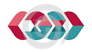 Abstract Arrow Pattern, Forward Motion Progress Data, vector design Generative AI