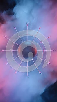 Abstract Arrow Sphere Futuristic Design Elements