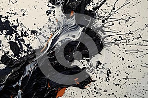 Abstract expressionist art, featuring dynamic splashes and drips,Dynamic Expressions,Abstract Art for Editorial Use.