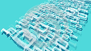 Abstract art background computer binary code vector conception