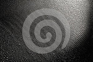 Abstract art background featuring black cloth with animated desaturated particles. Elegant and dynamic design, perfect for a photo