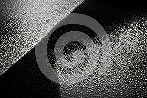 Abstract art background featuring black cloth with animated desaturated particles. A sophisticated and dynamic design ideal for photo