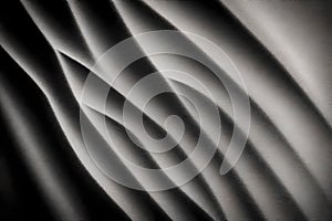 Abstract art background featuring black cloth with desaturated particles in motion. Animated texture creates a visually photo