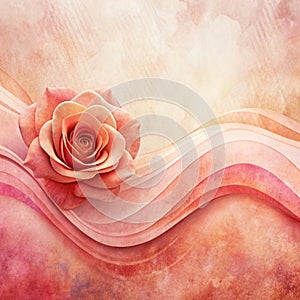 Abstract Art Background Light Red and Pink Colors photo