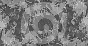 Abstract art background. Monochrome grunge texture. Brushstrokes of paint. Paint splashes. Modern black and white painting. Contem