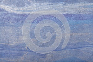 Abstract art background navy blue and silver color. Multicolor painting on canvas. Fragment of artwork. Texture backdrop.