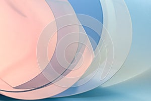 Abstract art background in pink and blue shades with gradient. Horizontal photo
