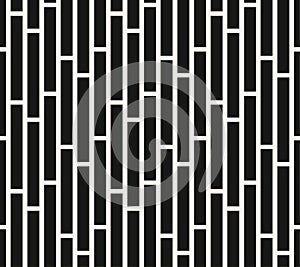 Vertical black rectangle seamless pattern