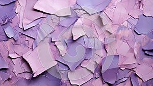 Abstract Art Collage With Purple Tones And Ripped Leather photo