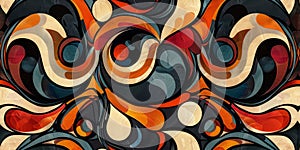 Abstract art deco background