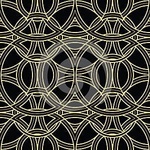 Abstract art deco geometric pattern vector
