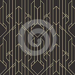 Abstract art deco seamless modern tiles pattern