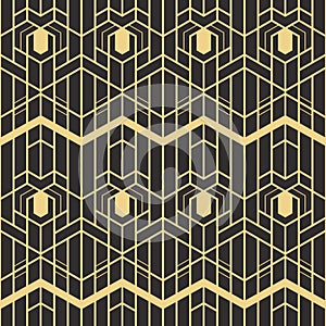 Abstract art deco Vector modern tiles pattern