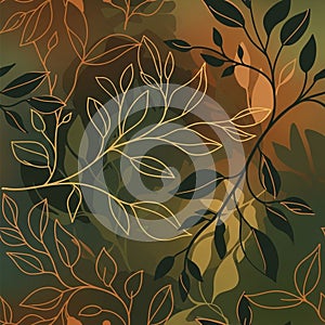 Abstract art features a pattern of