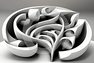 Abstract Art Featuring Intricate Topaz-Inspired Design Elements photo
