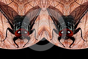 Abstract Art: Fly Testacles