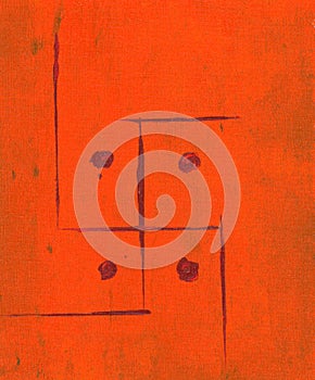 abstract art of hindu vastu auspicious symbol swastika