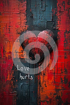 Abstract art - Love hurts