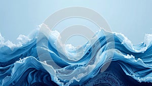 Blue Ocean Wave Texture