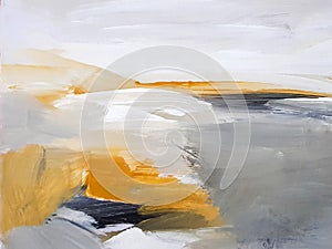 Abstract Art Painting background. Modern art. Contemporary art photo