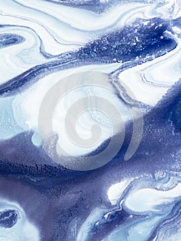 Abstract art painting, creative hand painted background, marble texture