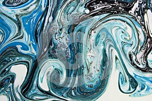 Abstract art of painting.Marble texture natural background. photo