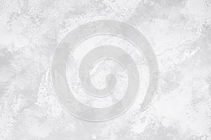 Abstract art painting in white and gray color for texture background photo