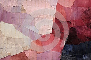 Abstract art with textile textures Detailed texture textile background