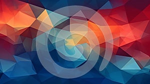 Abstract art, triadic color palette for background 2