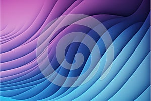 Abstract art of wave blue and pink in pastel color pattern.