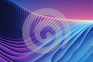 Abstract art of wave blue and pink in pastel color pattern.