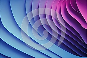 Abstract art of wave blue and pink in pastel color pattern.