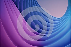 Abstract art of wave blue and pink in pastel color pattern.