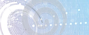 Abstract Artificial intelligence. Cloud computing. Machine learning. Technology web background. Virtual concept photo