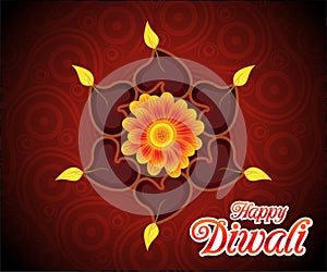 Abstract artistic creative diwali background