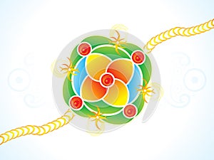 Abstract artistic creative raksha bandhan rakhi