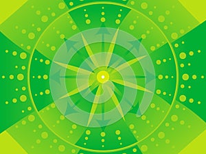 Abstract artistic green background